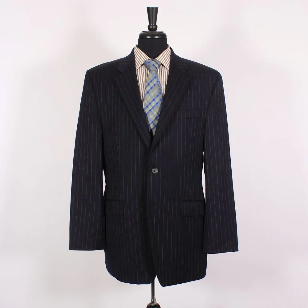 Ralph Lauren 42L Navy Sport Coat L275